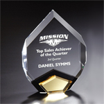 Acrylic Golden Diamond Award