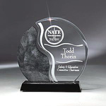 Ebony Circle Acrylic Award