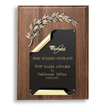 Leaf Scroll Plaque
