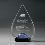 Acrylic Tear Drop Award