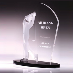 Acrylic Golf Award
