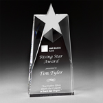 Optic Crystal Star Tower Award