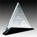 Optic Crystal Triangle Award