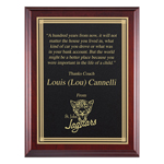 Cherry Award Plaque - Florentine Border