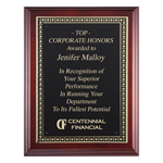 Genuine Cherry Recognition Plaque