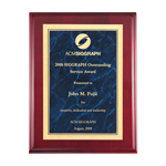 Rosewood Corporate Award Plaque