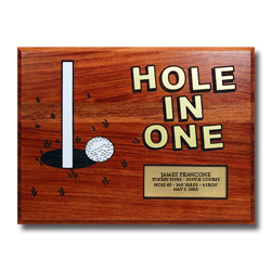 Hole in One Plaque