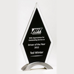 Arrowhead Silhouette Glass Award