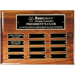 Walnut Piano Board Perpetual Plaque