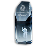 Optic Crystal 3D Golf Award