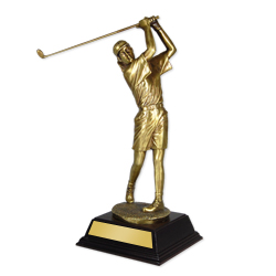 Antique Gold Female Golf Award