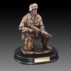 Kneeling Military Award
