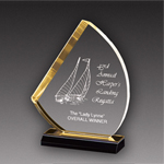 Acrylic Sailboat Award