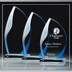 Acrylic Blue Sail Award
