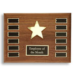 Gold Star Perpetual Plaque