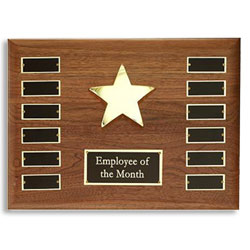Gold Star Perpetual Plaque