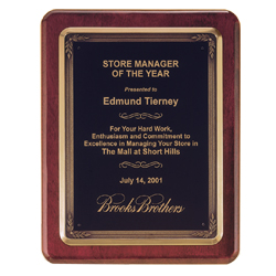 Bronze Frame Plaque