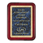 Sales Achievement Award Plaque