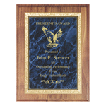 Corporate Plaque - Blue Plate