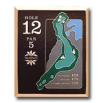 Bronze Golf Standard Sign