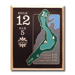 Bronze Golf Standard Sign