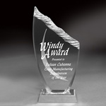 Acrylic Chiseled Tower Award
