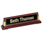 Rosewood Desk Nameplate