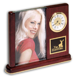 Executive Photo Holder and Clock